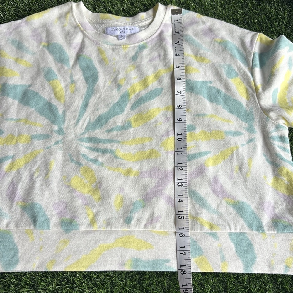 GRAYSON THREADS Kids Oversized Sweatshirt Tee size large (10-12) - Picture 7 of 7